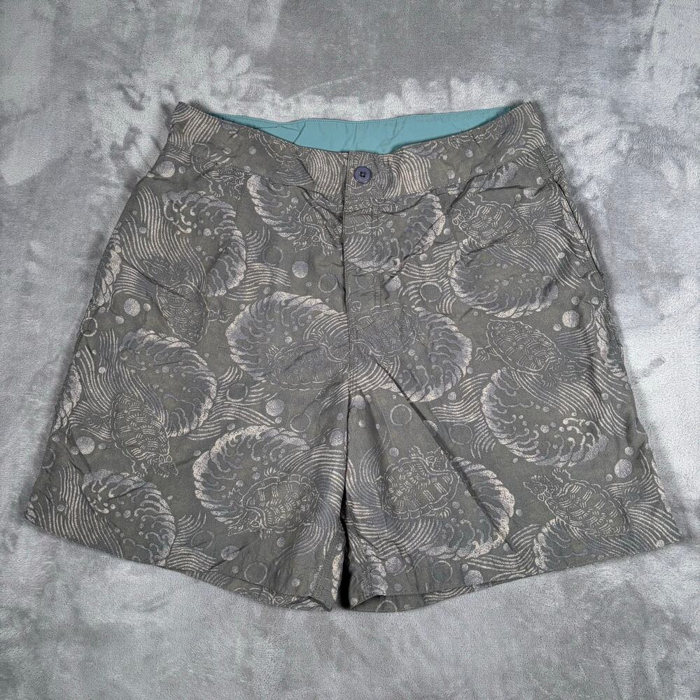 Vintage Patagonia Wave Print Nylon Shorts Made In Hong Kong Men’s  Size 34